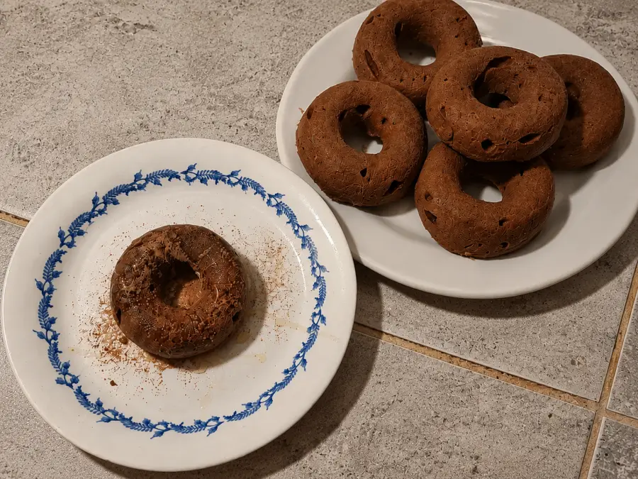 Donas de Café y Chocolate Sin Gluten