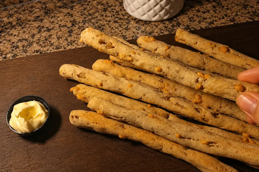 Grisines de Aceitunas y Parmesano Sin Gluten