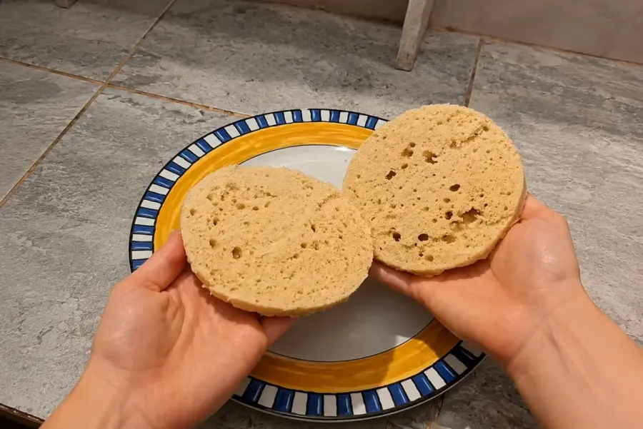 Pan Rápido en Microondas Sin Gluten