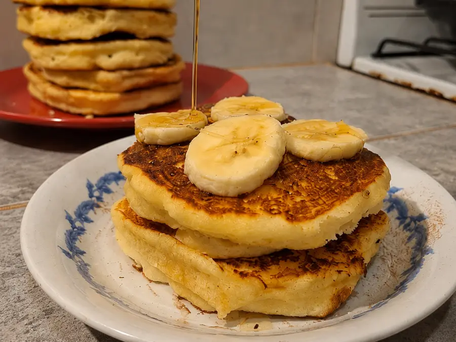 Pancakes de Coco y Limón Sin Gluten