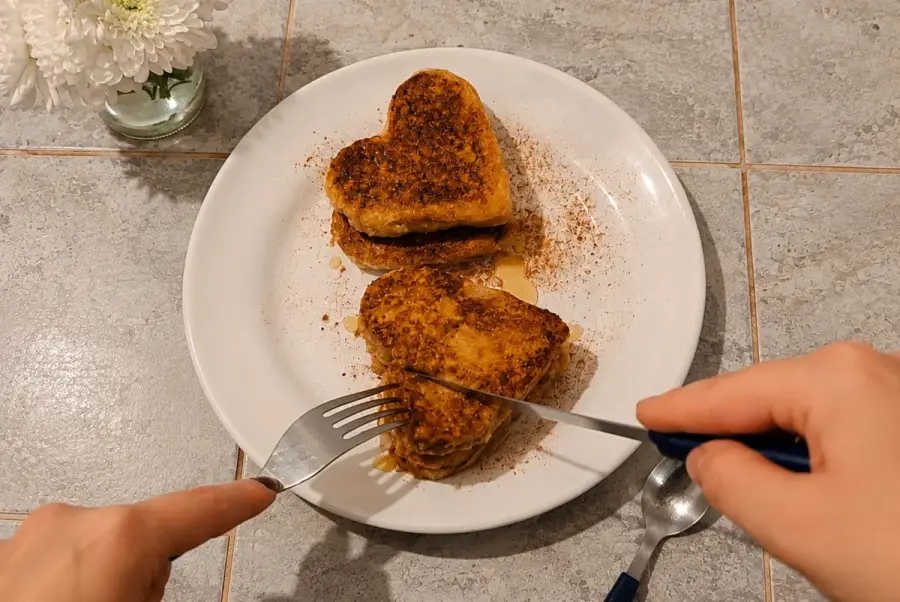 Pancakes de Coco y Pera Sin Gluten
